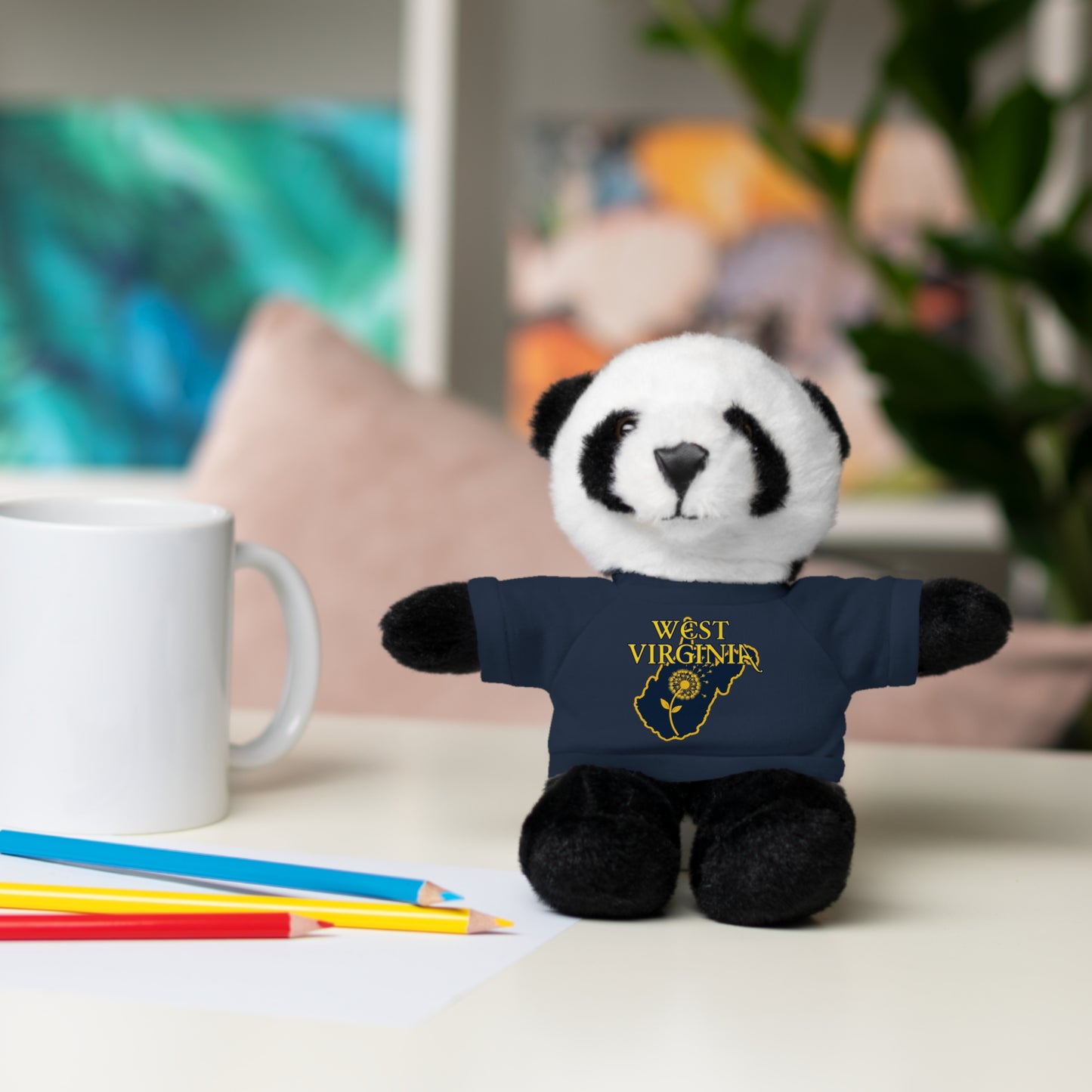 WV Plushies | West Virginia Dandelion Plushie Tee-Nicodemus Studios