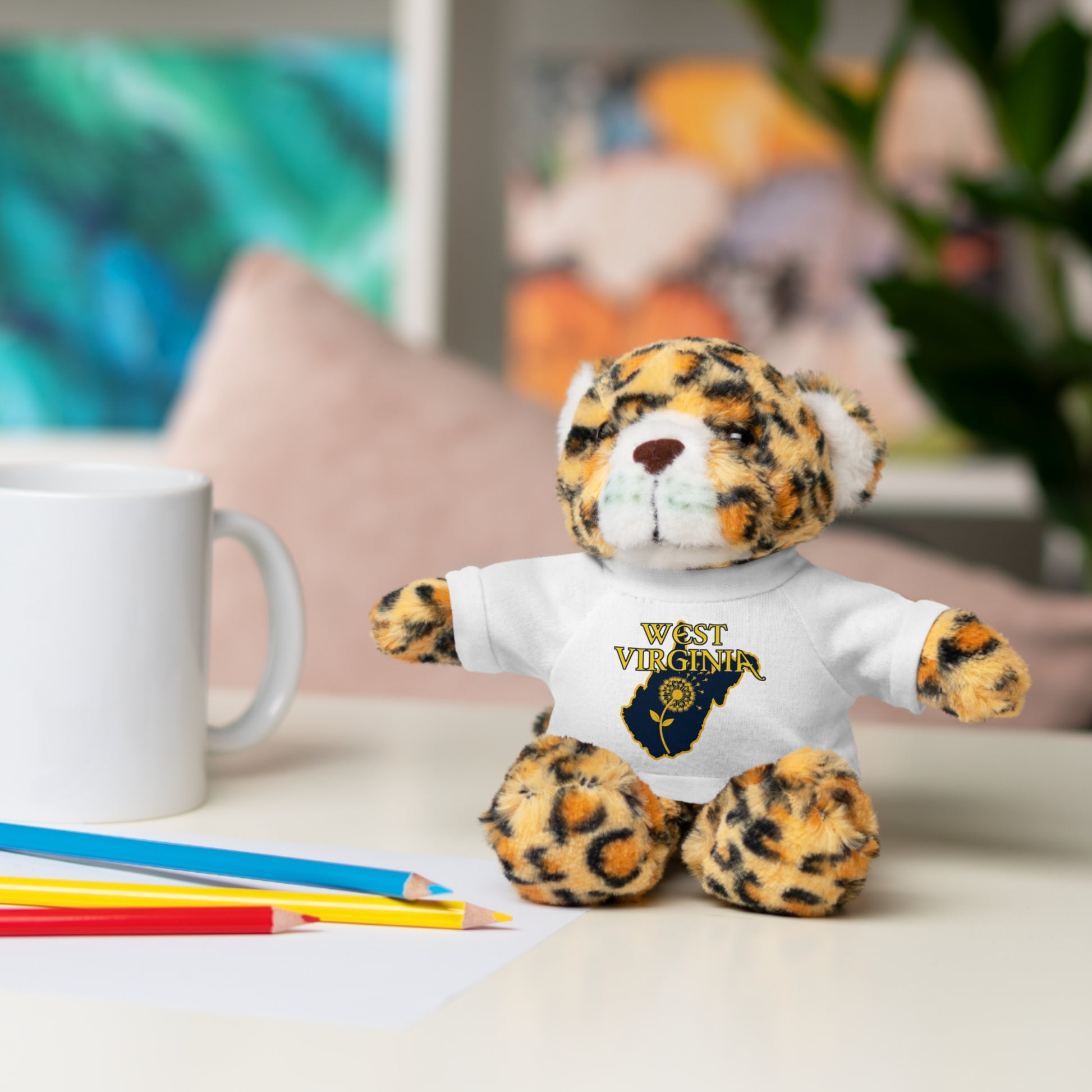 WV Plushies | West Virginia Dandelion Plushie Tee-Nicodemus Studios