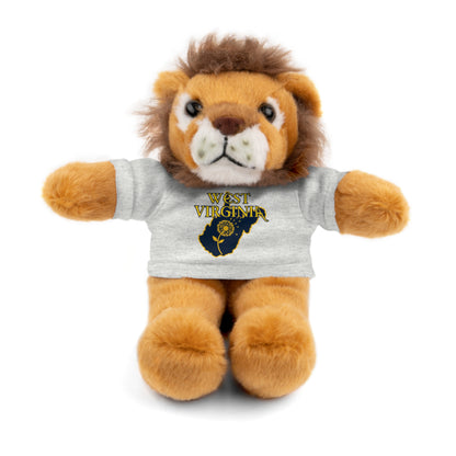 WV Plushies | West Virginia Dandelion Plushie Tee-Ash-Lion-8"-Nicodemus Studios