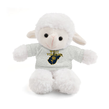 WV Plushies | West Virginia Dandelion Plushie Tee-Ash-Sheep-8"-Nicodemus Studios