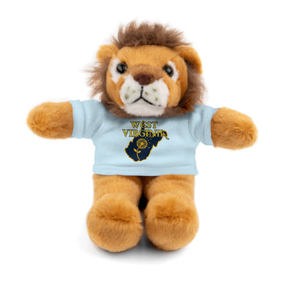WV Plushies | West Virginia Dandelion Plushie Tee-Light Blue-Lion-8"-Nicodemus Studios