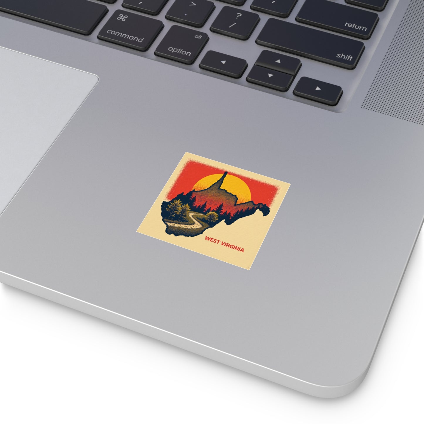 WV "Summer Whisper" Square Indoor/Outdoor sticker-Nicodemus Studios