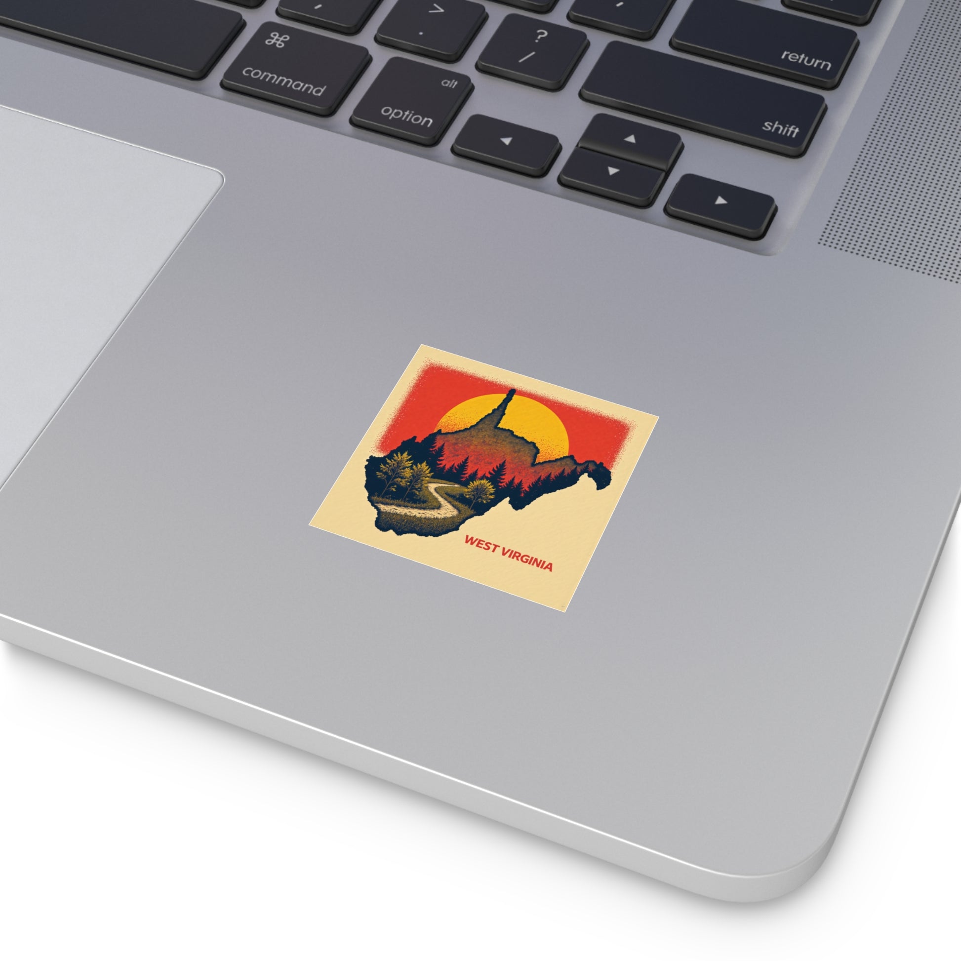 WV "Summer Whisper" Square Indoor/Outdoor sticker-Nicodemus Studios