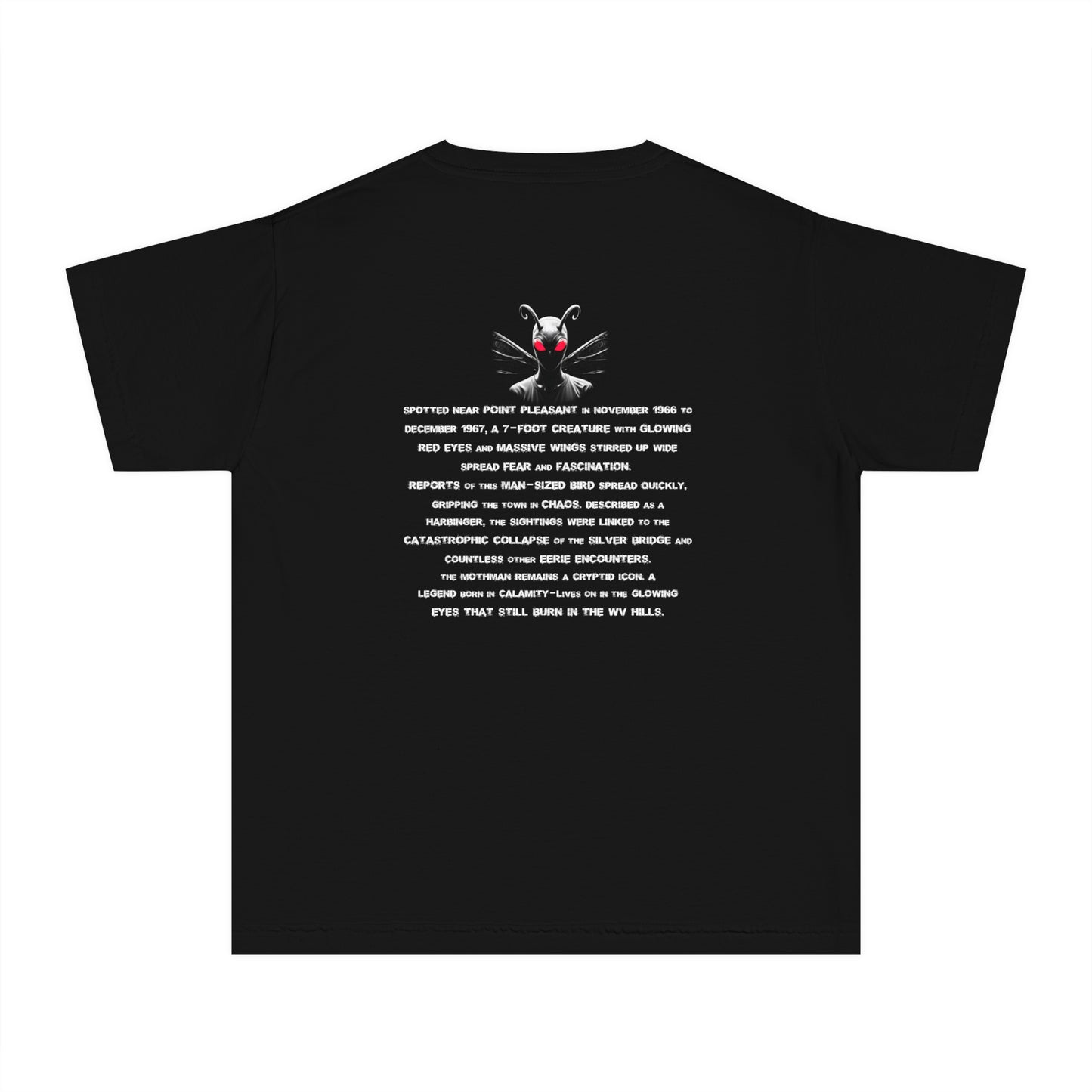 Youth Graphic Tee | Mothman-Nicodemus Studios